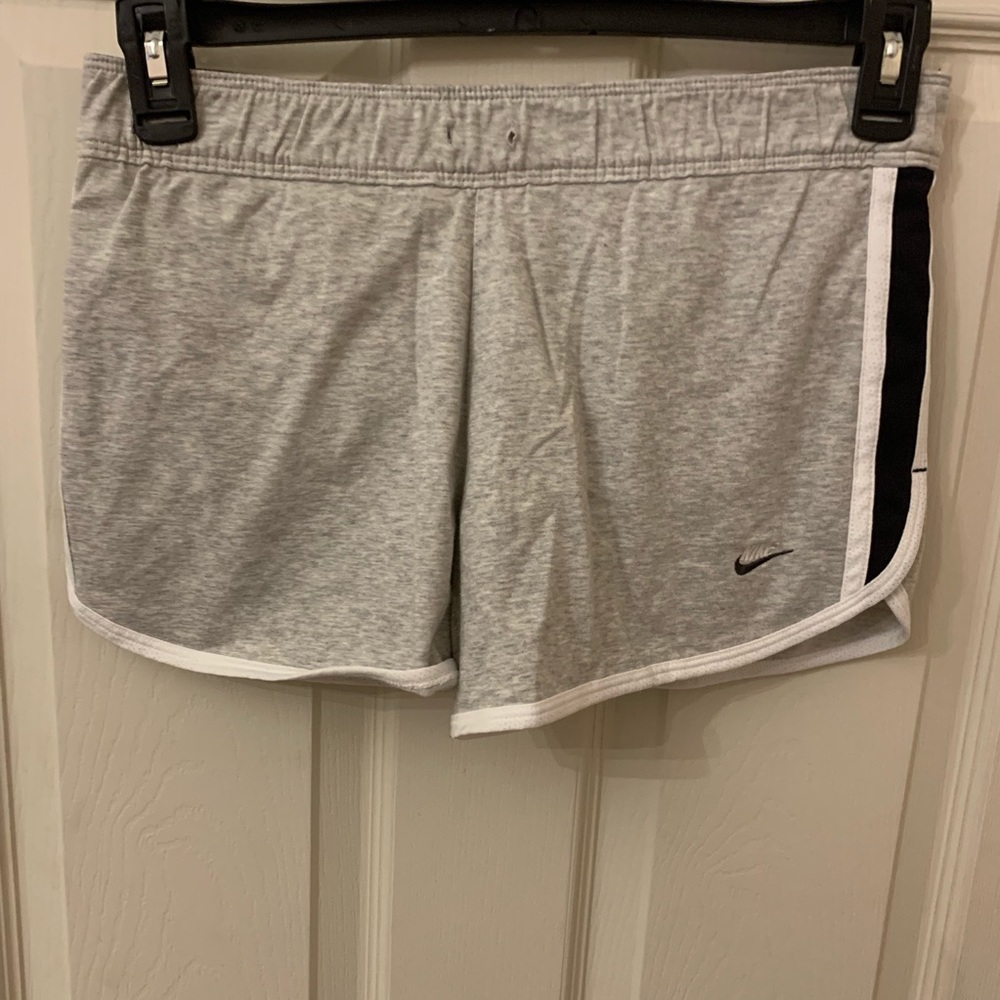 Nike Dry Fit shorts size small grey white black
